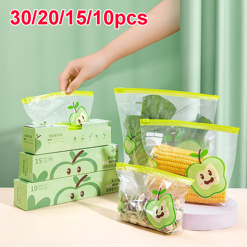 Food Storage Ziploc Bags - Sac de conservation alimentaire réutilisable avec