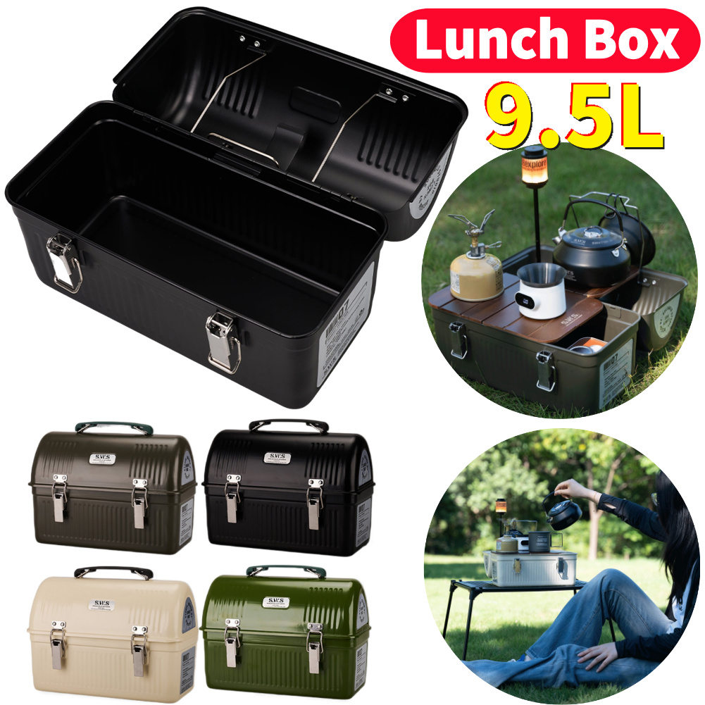 Food Storage Metal Box - Boîte à déjeuner en métal de