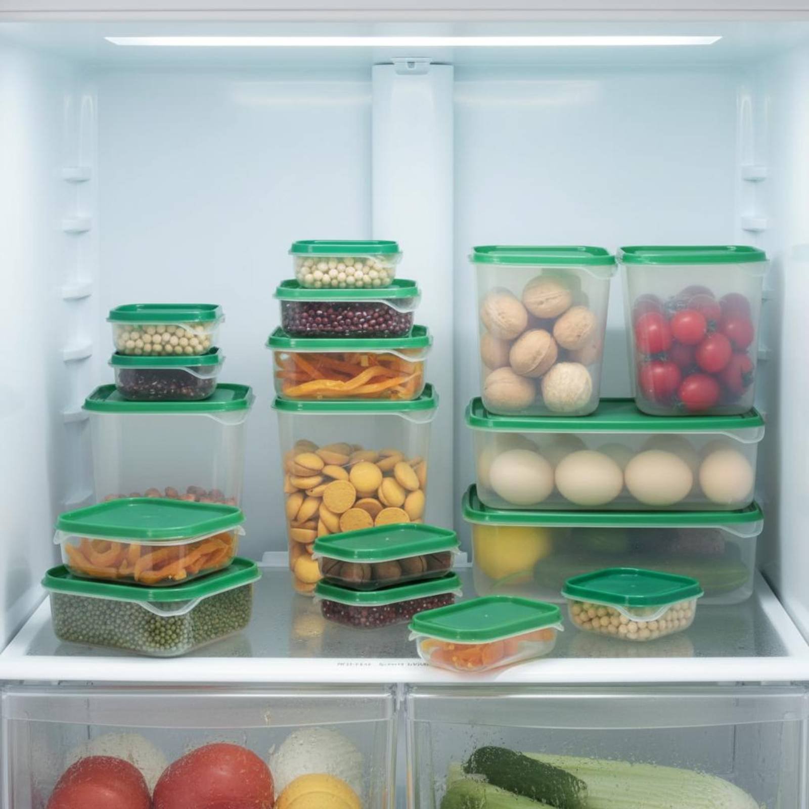 Food Storage Lid - Ensemble de 17 boîtes de rangement