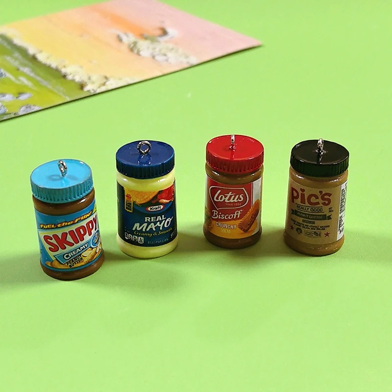 Salad Dressing Bottle - Breloques en résine 3D miniatures en