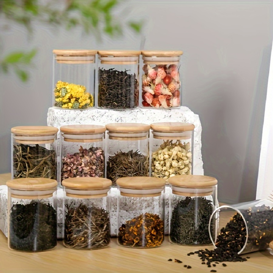 Food Storage Set Glass - Bocal de rangement en verre hermétique