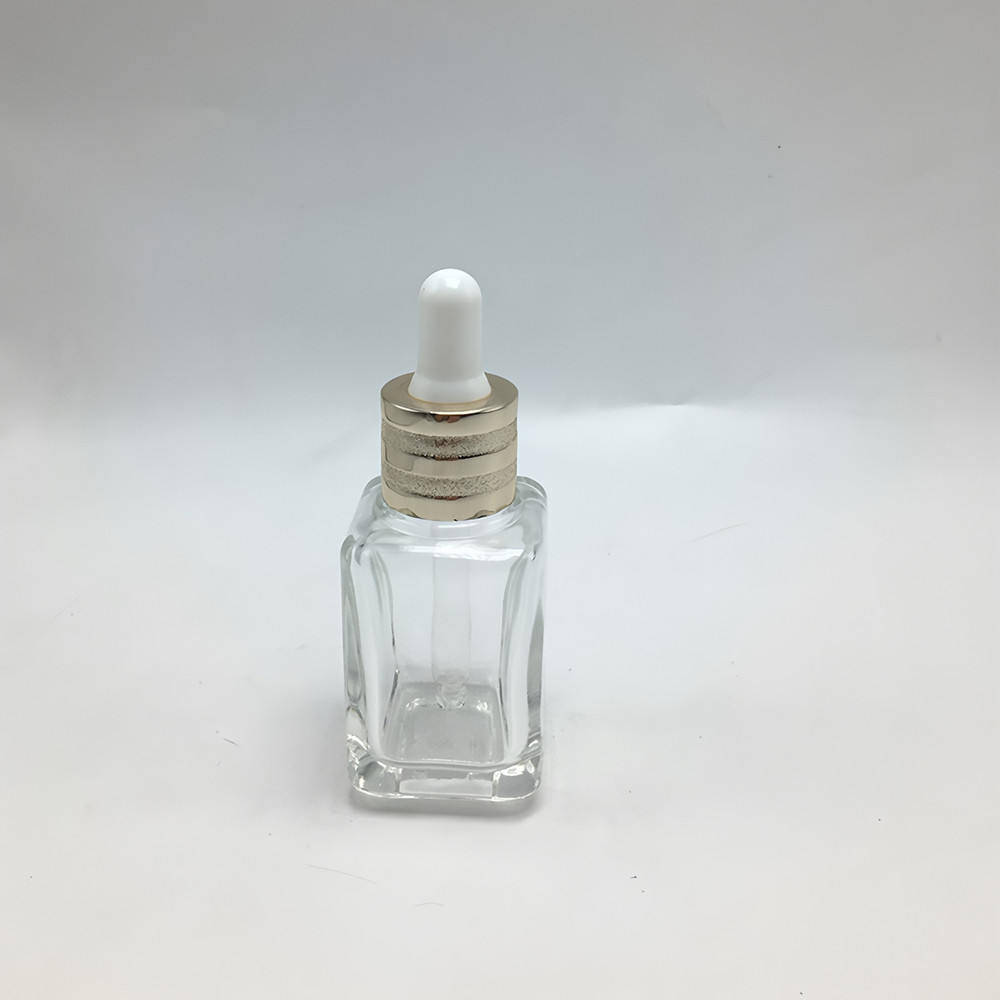 Food Storage Set Glass - Flacon compte-gouttes carré de 30 ml,