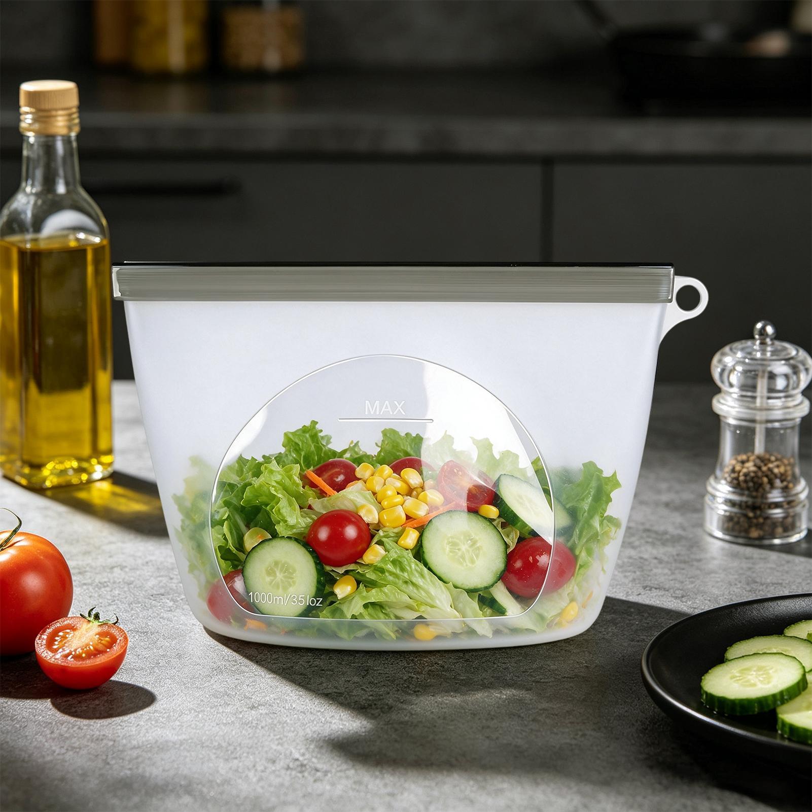 Food Storage Ziploc Bags - Sacs de conservation des aliments réutilisables,