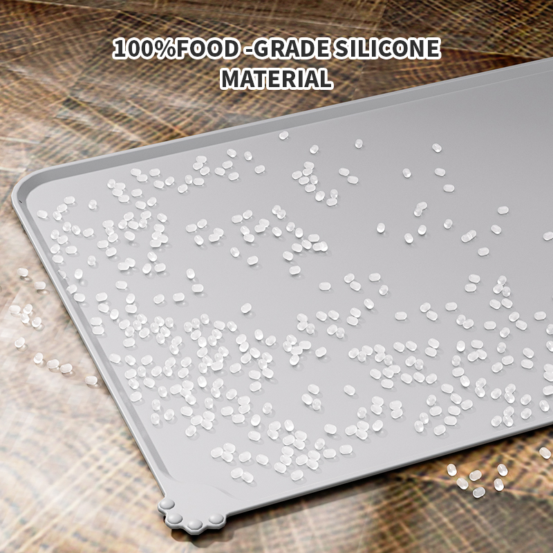 Food Storage Under Bed - Tapis en silicone imperméable, tapis sous
