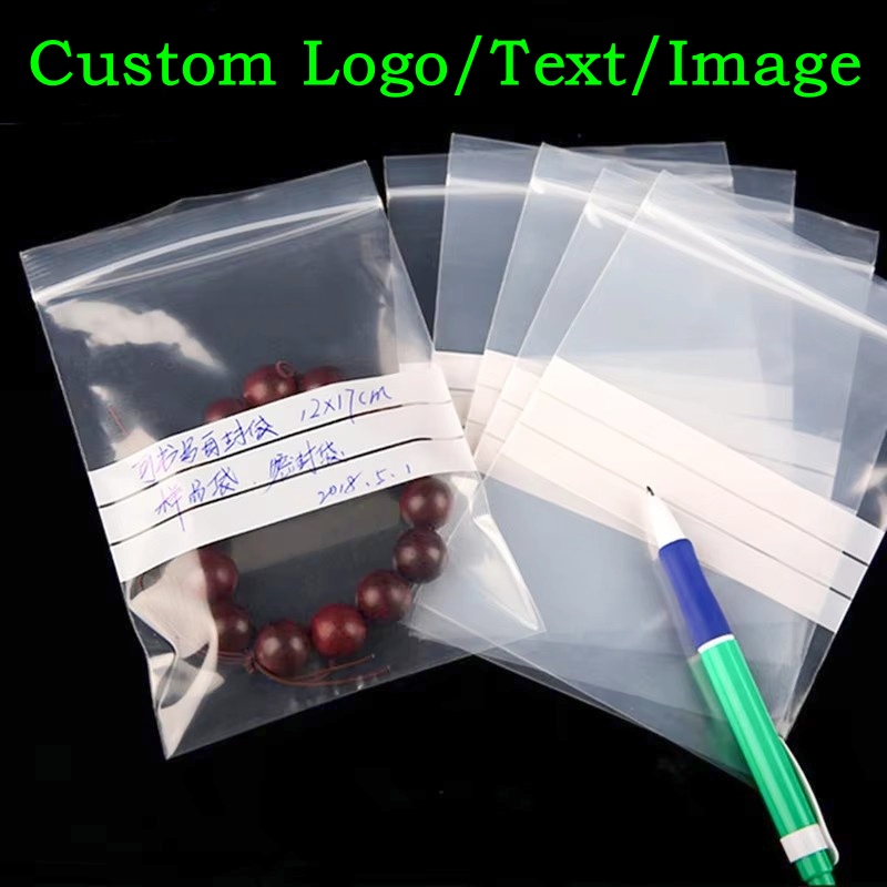 Food Storage Ziploc Bags - 200 Sachets Ziplock Transparents en PE
