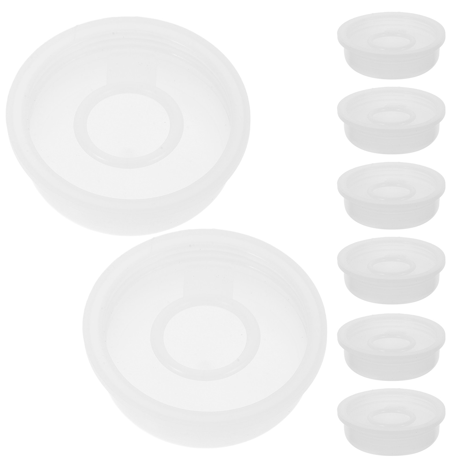 Food Storage Lid - Lot de 10 couvercles en plastique