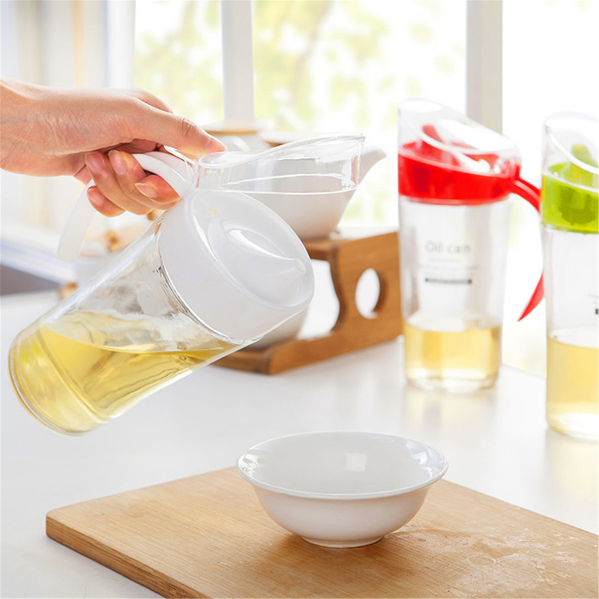 Herb Keeper Container - Bouteille d'huile anti-fuite de 20 oz,