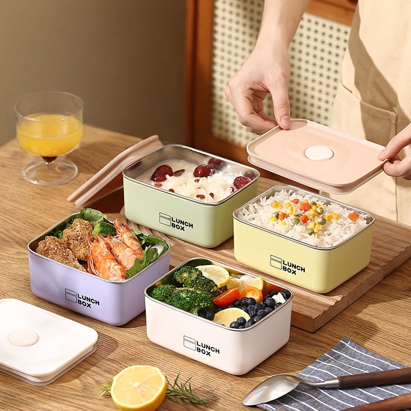 Food Storage Metal Box - Ensemble de contenants alimentaires en acier