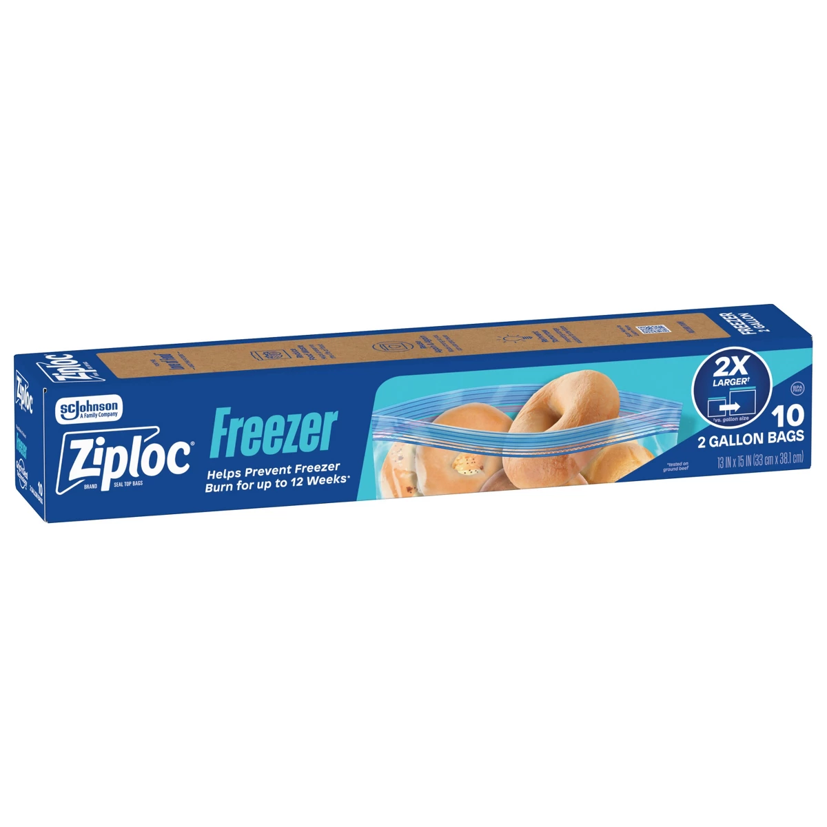 Food Storage Ziploc Bags - Sacs de congélation Ziploc de deux