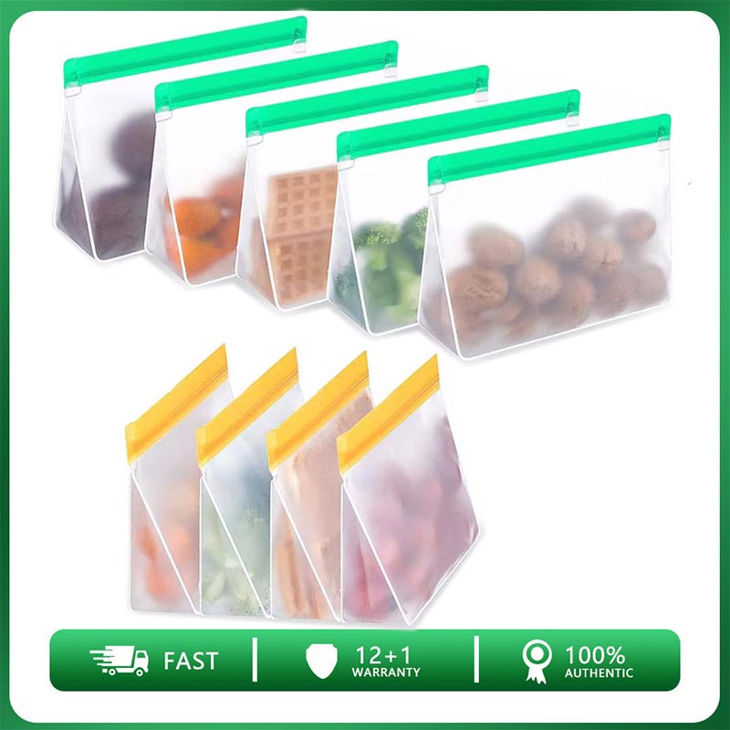 Food Storage Ziploc Bags - Sac de conservation des aliments réutilisable,