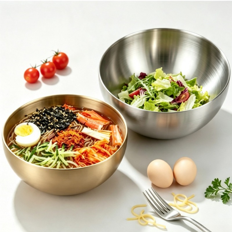 Food Storage Stainless Steel Containers - Bols à mélanger en acier inoxydable,