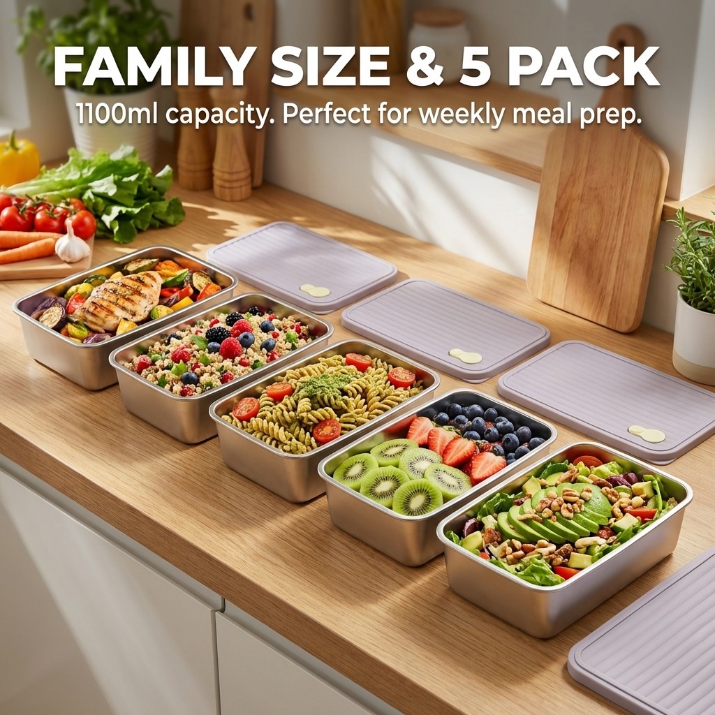 Boîte de rangement pour réfrig - Food Storage Containers Xl avis et prix