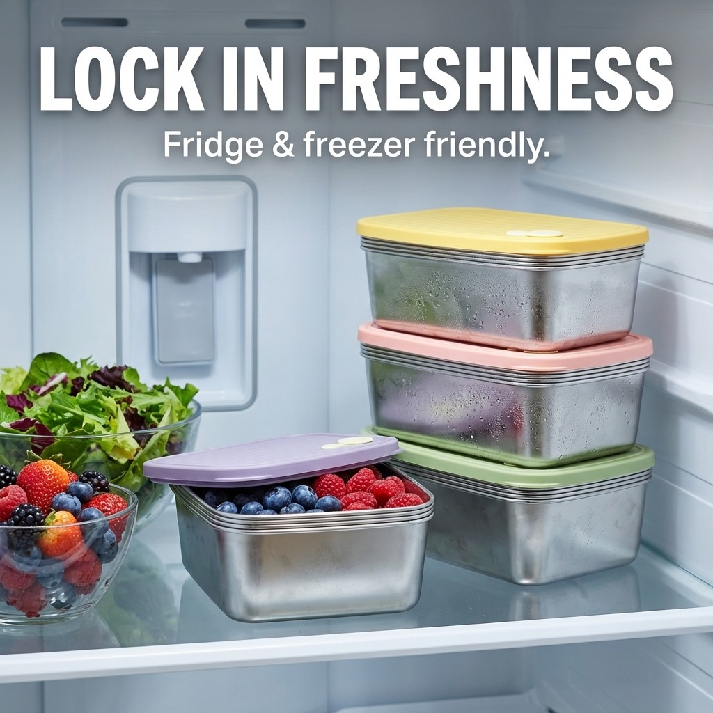 Boîte de rangement pour réfrig - Food Storage Containers Xl avis et prix