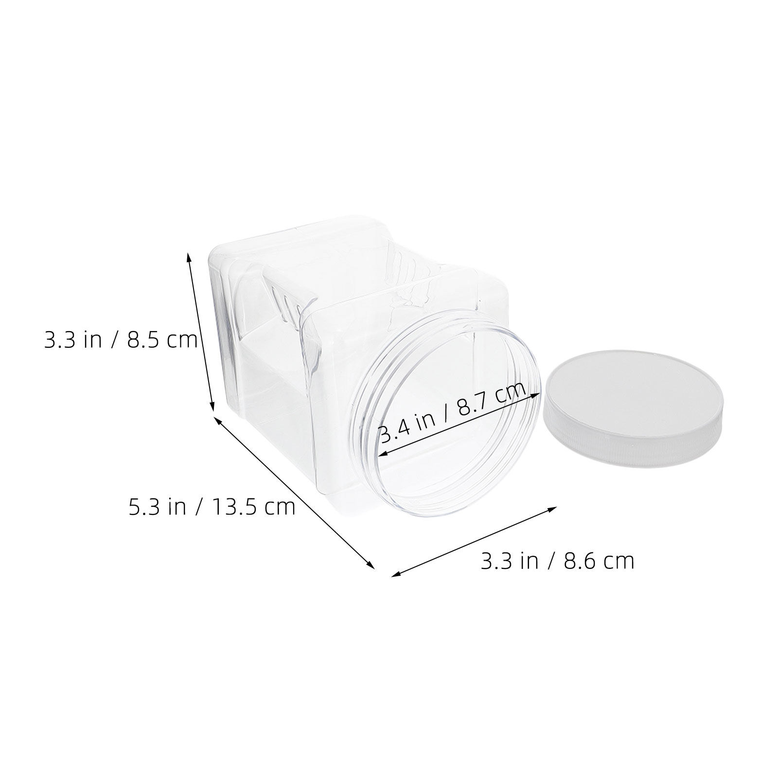 6 boîtes carrées transparentes - Food Storage Airtight avis et prix