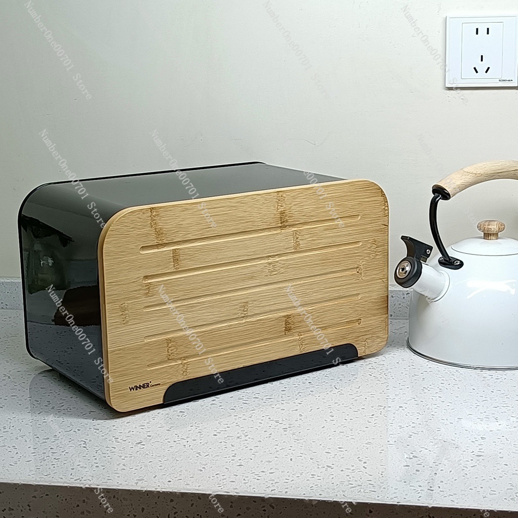 Boîte à pain de cuisine avec c - Food Storage Stainless Steel Containers avis et prix