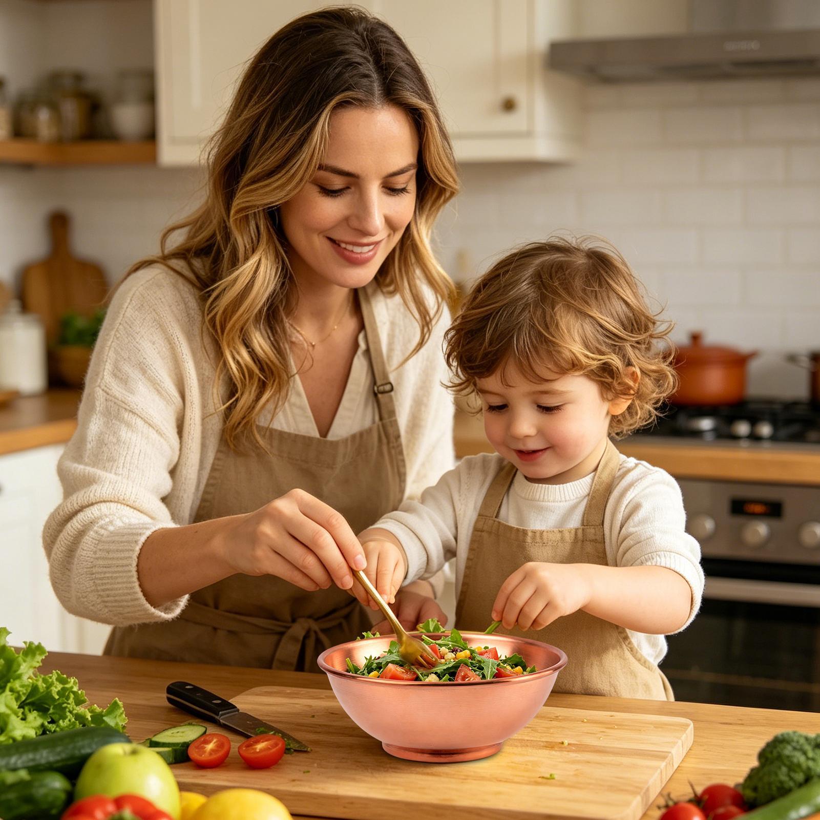 Grand saladier en cuivre pour  - Food Storage Bowls avis et prix