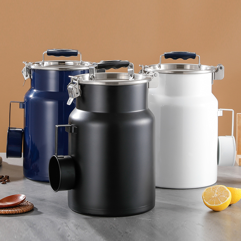 Pot coloré en acier inoxydable - Food Storage Stainless Steel Containers avis et prix