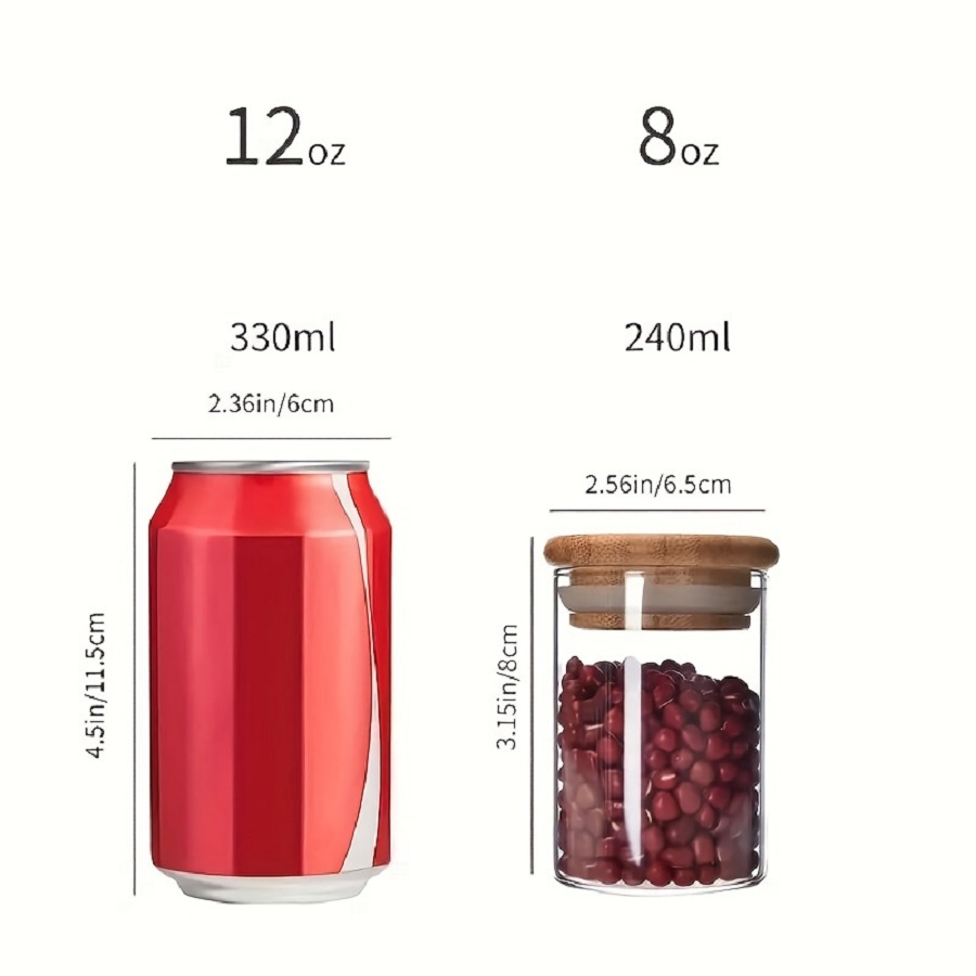 Bocal de rangement en verre he - Food Storage Set Glass avis et prix