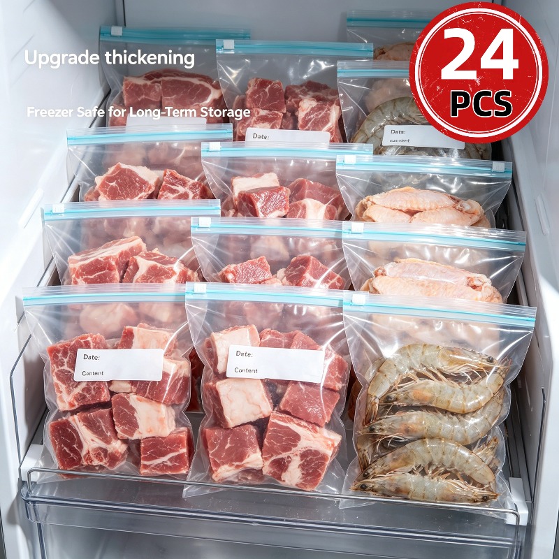 24 sacs de conservation alimen - Food Storage Ziploc Bags avis et prix
