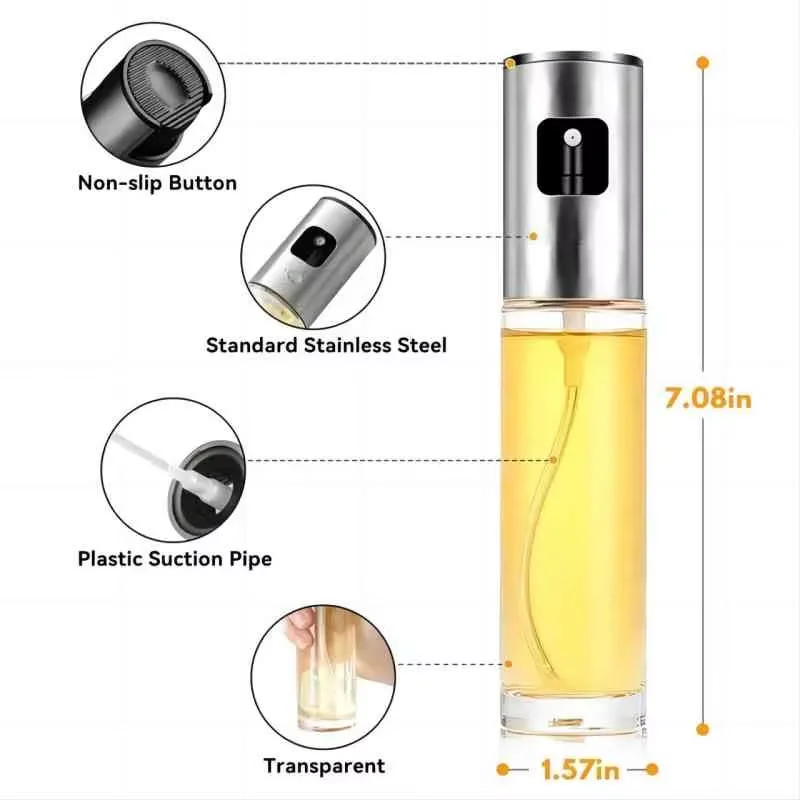 Pulvérisateur d'huile en verre - Salad Dressing Bottle avis et prix