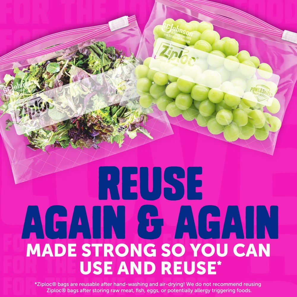 Ziploc ®   Sacs de conservatio - Food Storage Ziploc Bags avis et prix