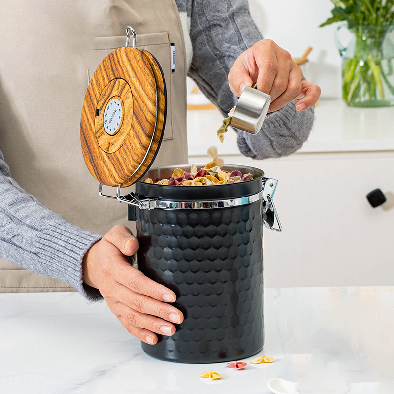 Boîtes à café de cuisine en ac - Food Storage Stainless Steel Containers avis et prix