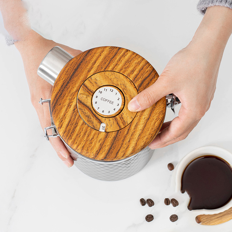 Boîtes à café de cuisine en ac - Food Storage Stainless Steel Containers avis et prix