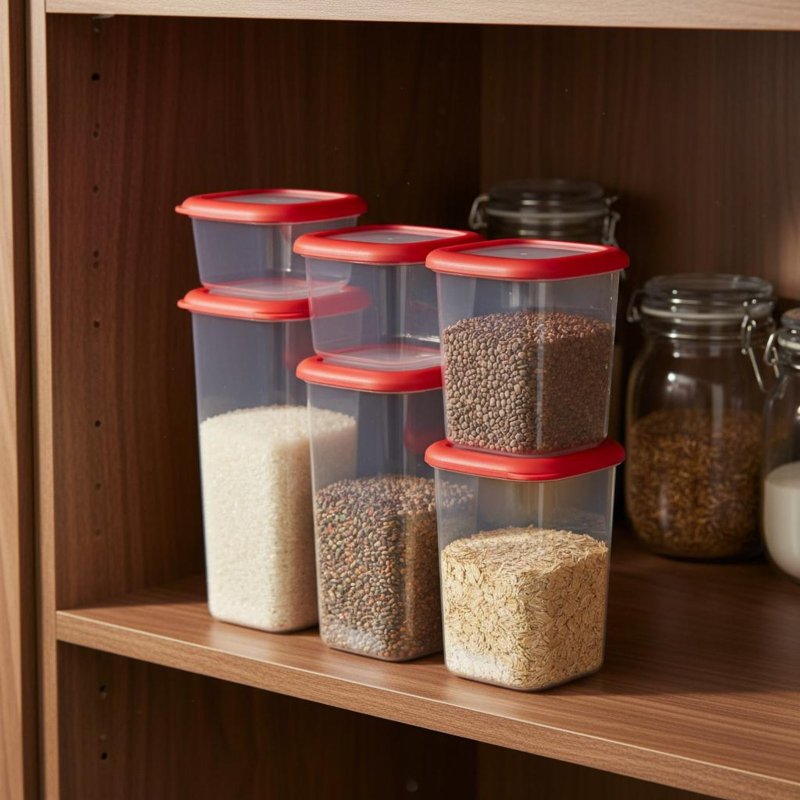 Ensemble de 6 contenants hermé - Food Storage Airtight avis et prix