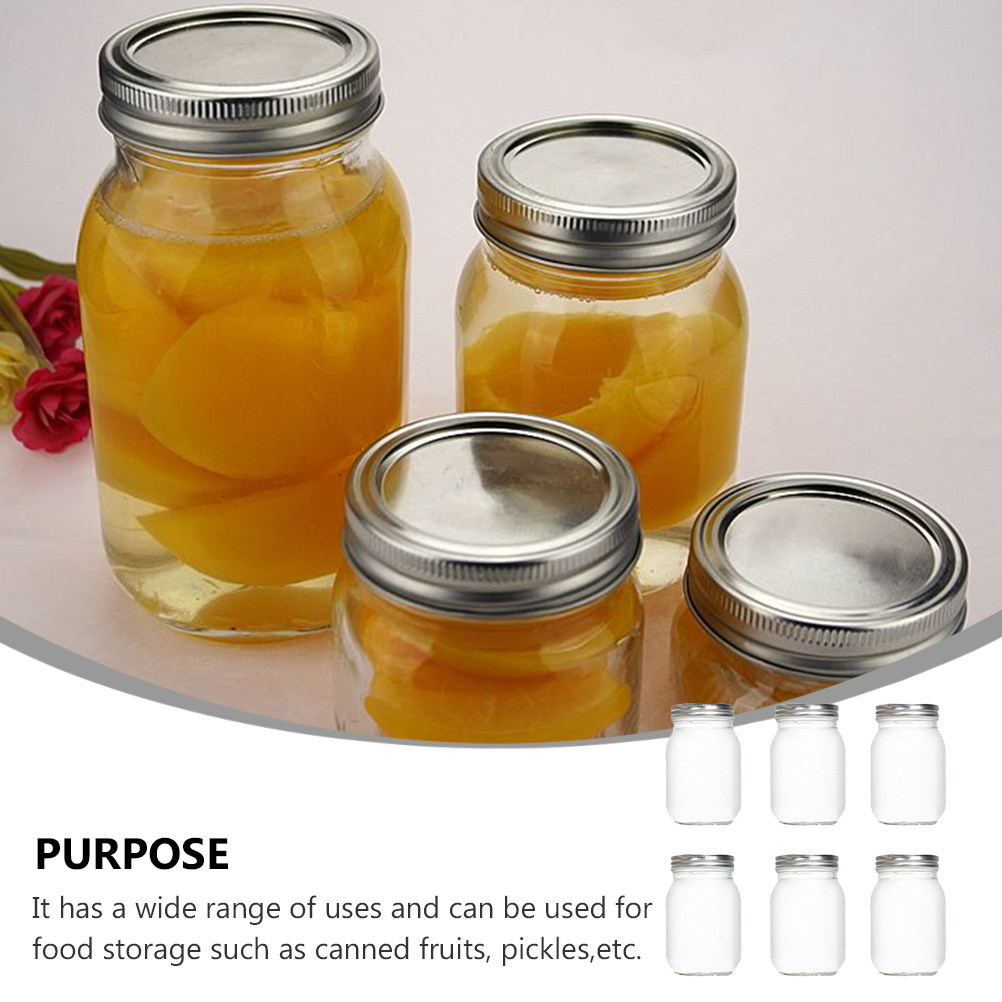6 pots en verre ronds transpar - Food Storage Lid avis et prix