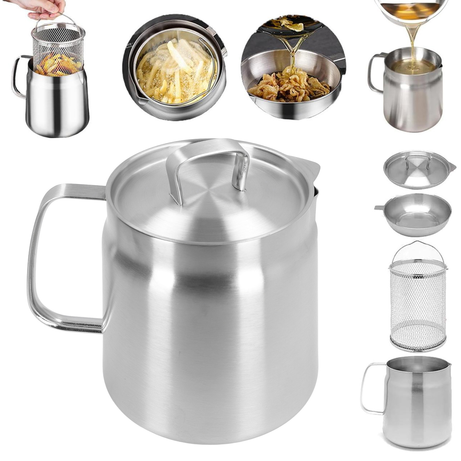 Pot filtrant à huile multifonc - Herb Keeper Container avis et prix