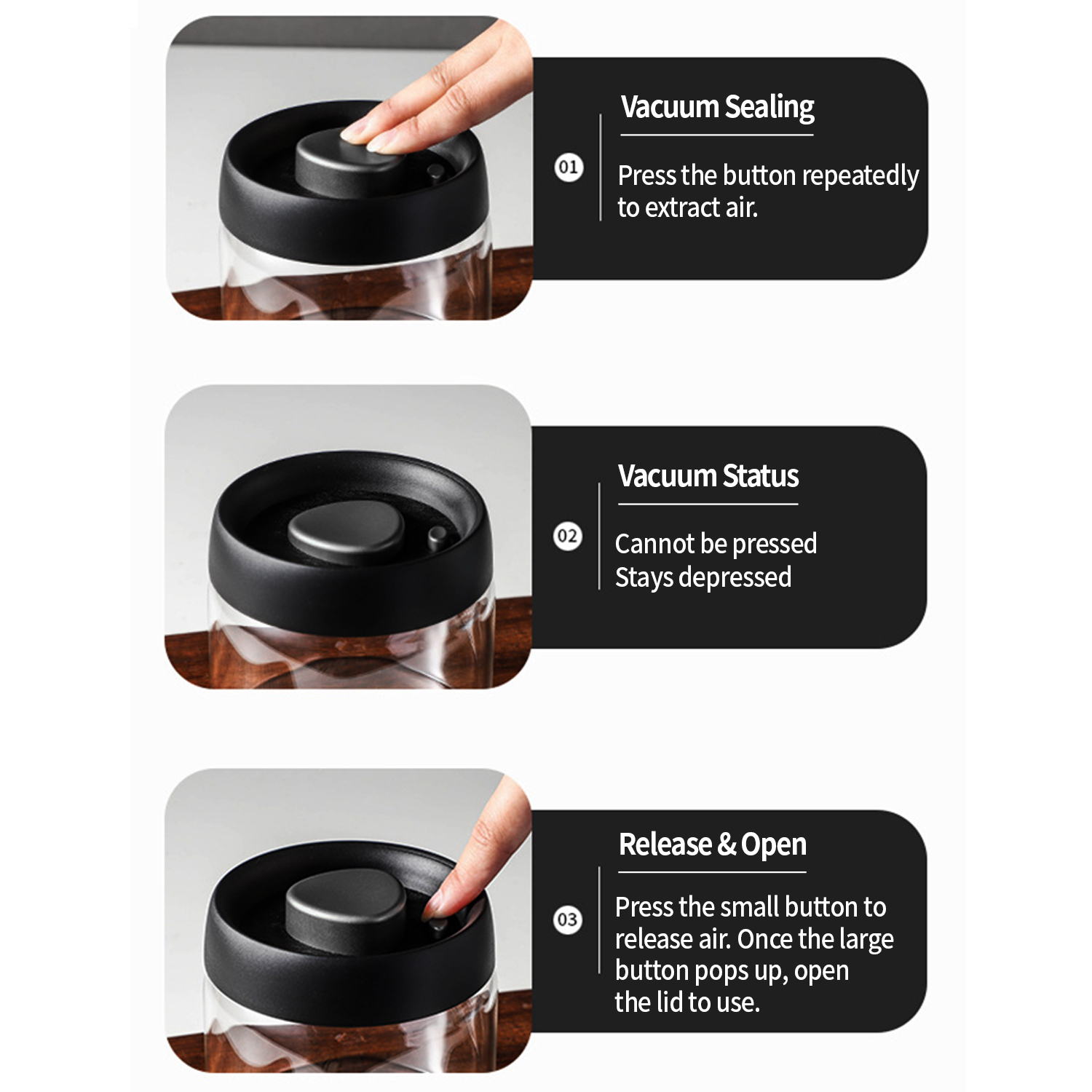 OANKR – récipient à café sous  - Food Storage Airtight avis et prix
