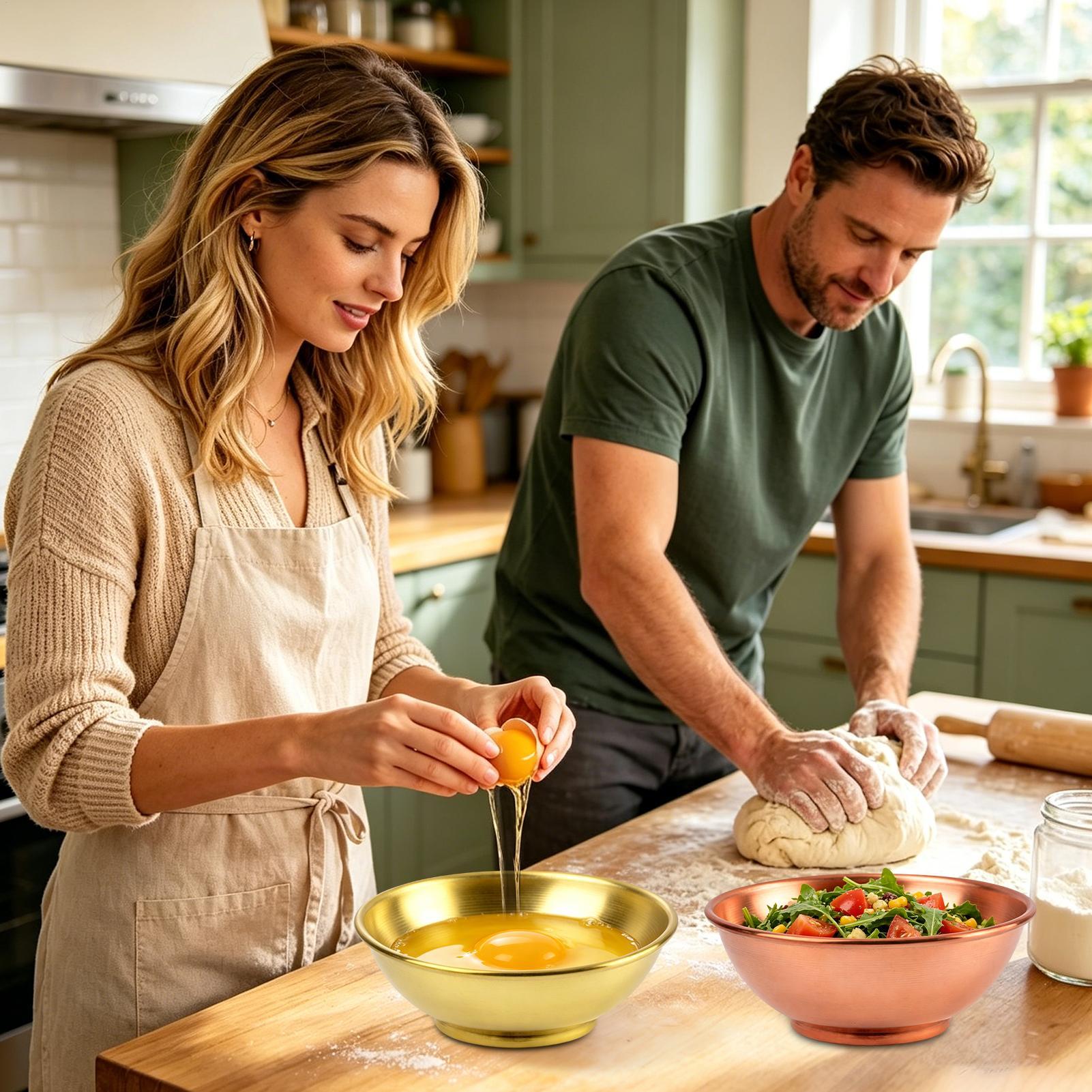 Grand bol en cuivre, récipient - Food Storage Bowls avis et prix