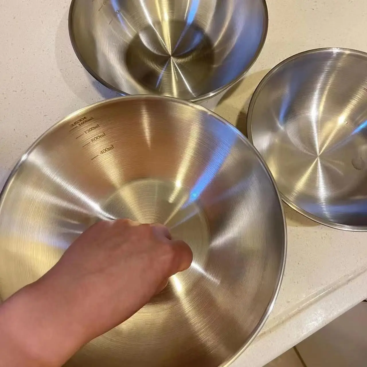 Ensemble de 3 bols en acier in - Food Storage Bowls avis et prix