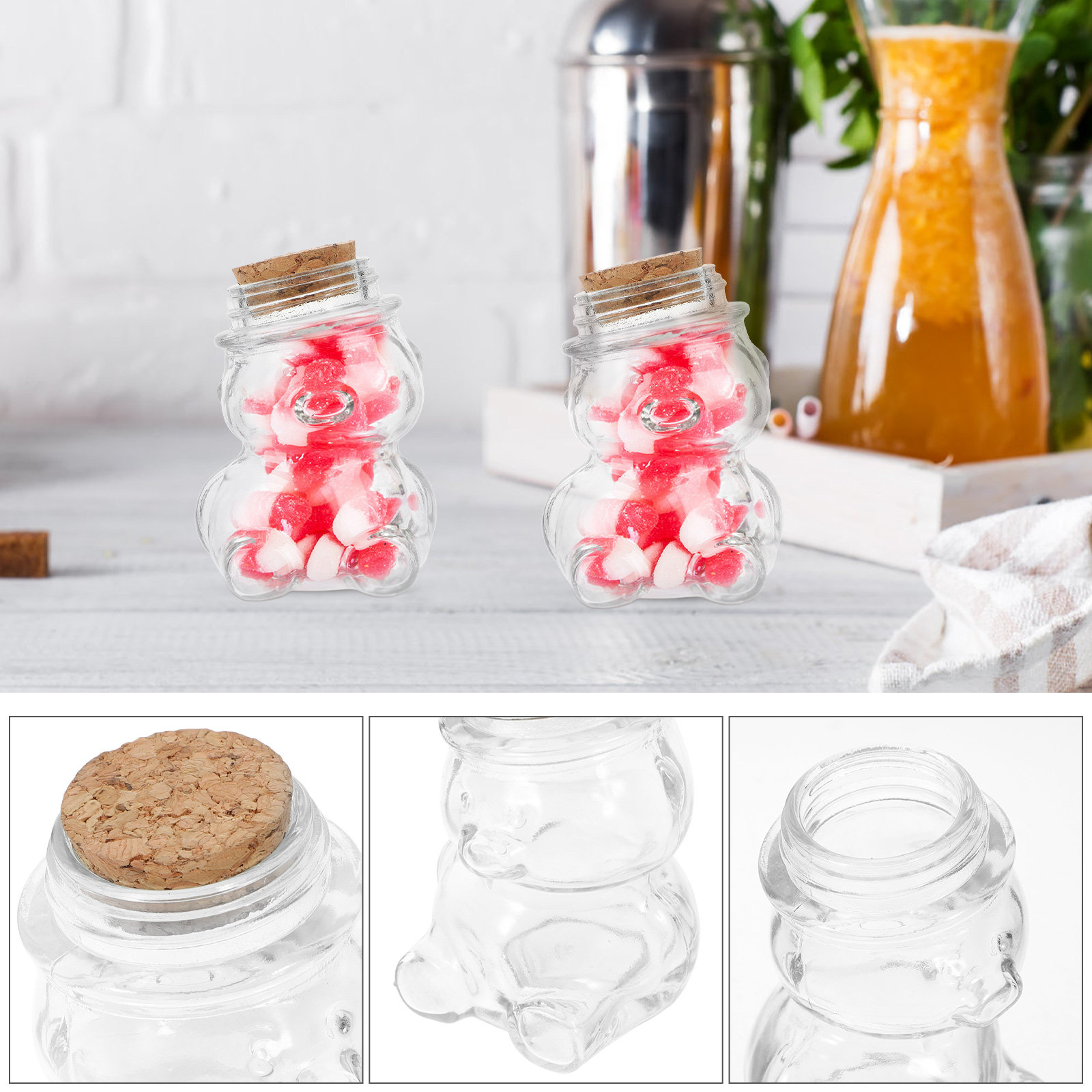 Ensemble de pots à bonbons en  - Food Storage Airtight avis et prix