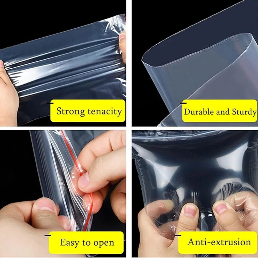 Sacs transparents refermables, - Food Storage Ziploc Bags avis et prix
