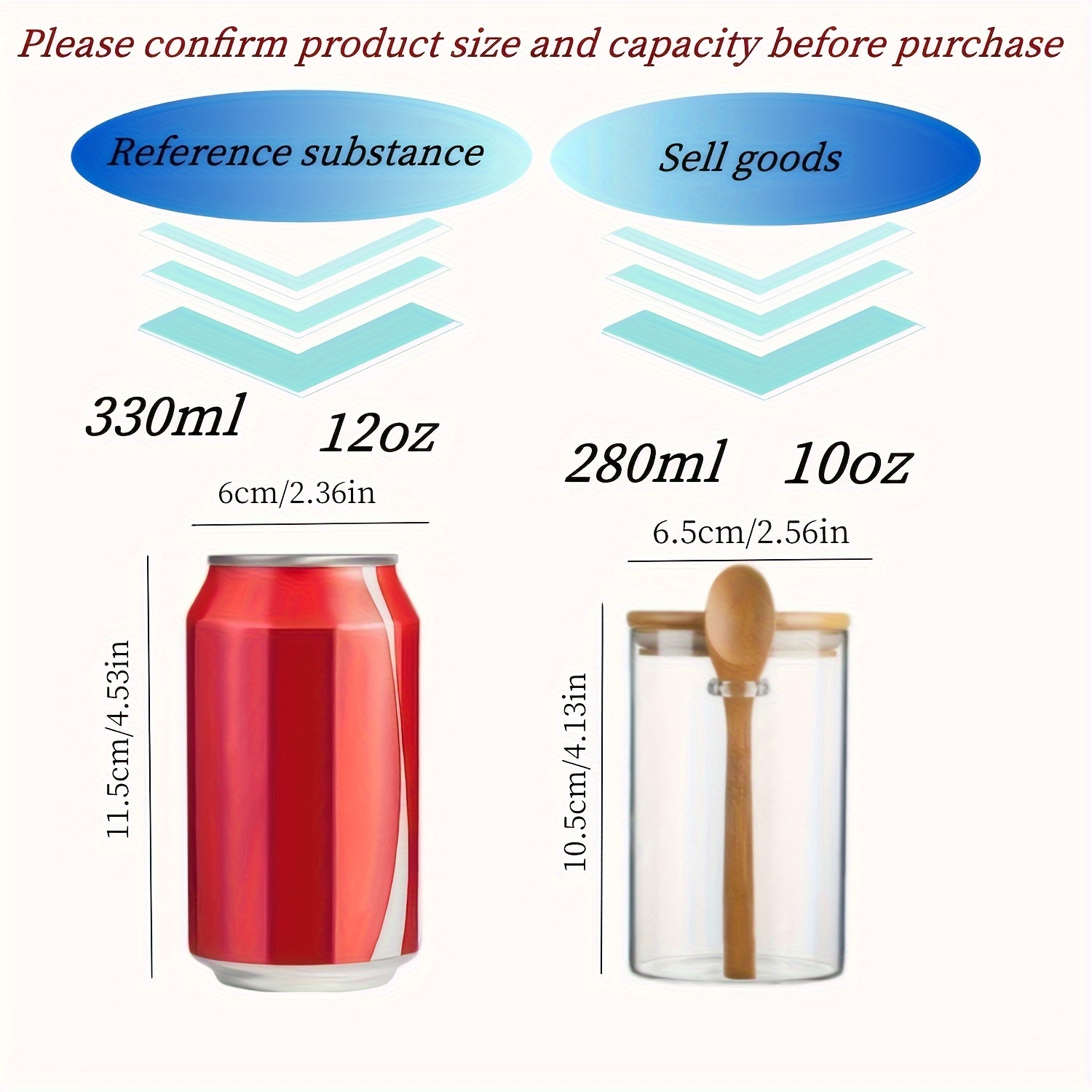 Pot à bonbons de 280 ml, pot à - Food Storage Set Glass avis et prix