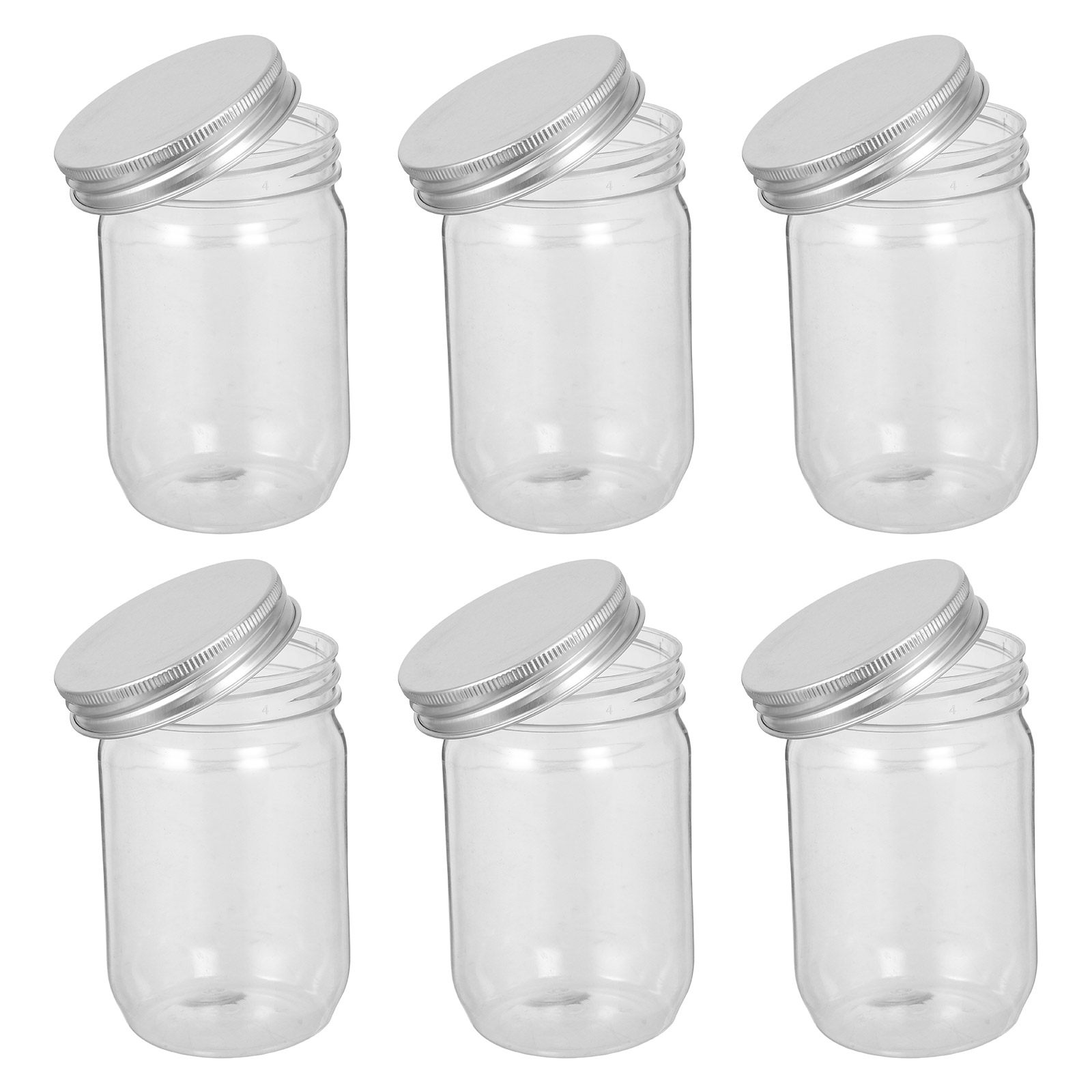 6 pots en plastique transparen - Food Storage Lid avis et prix