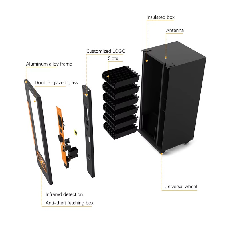 Distributeur automatique comme - Food Storage Zone avis et prix