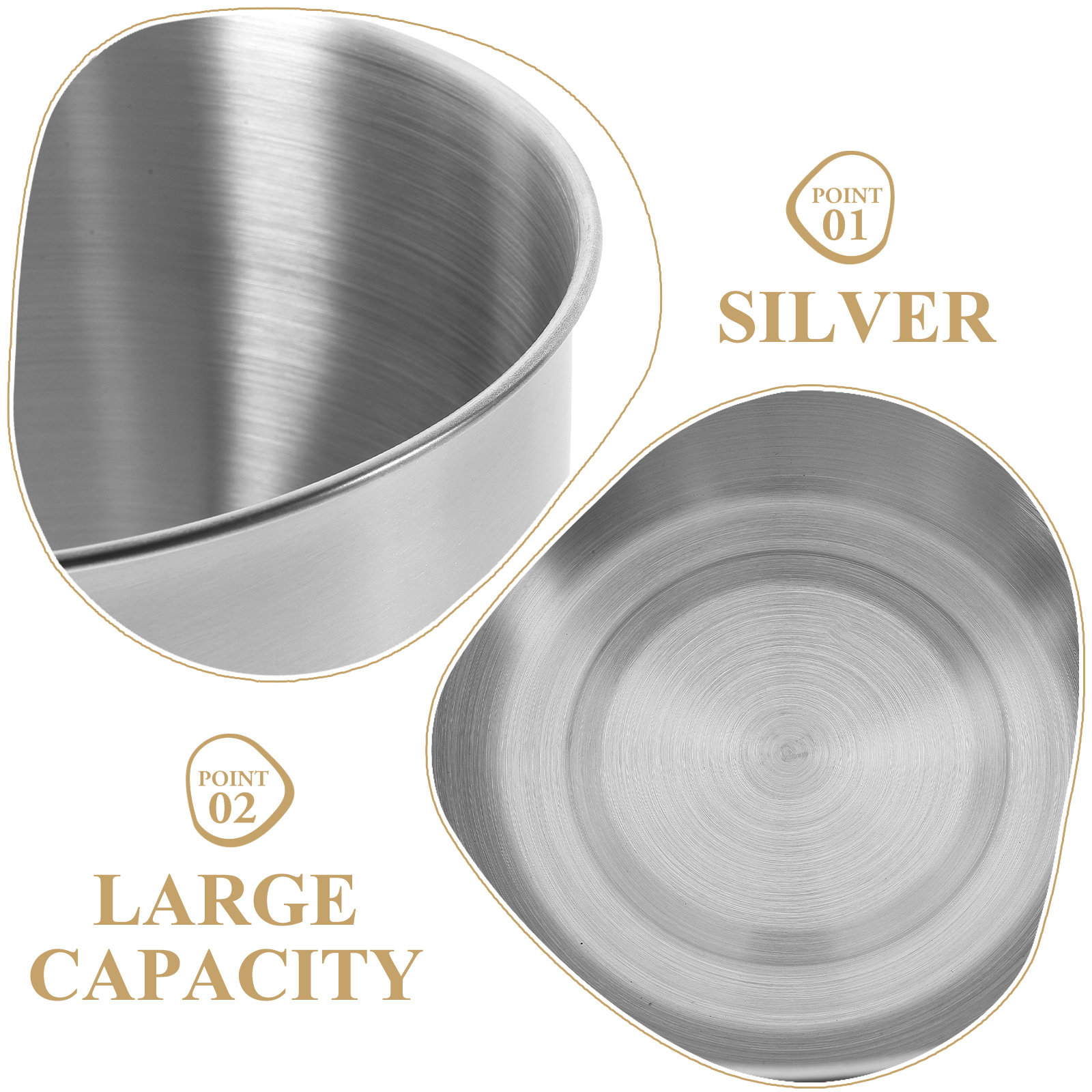 Grand saladier en acier inoxyd - Food Storage Bowls avis et prix