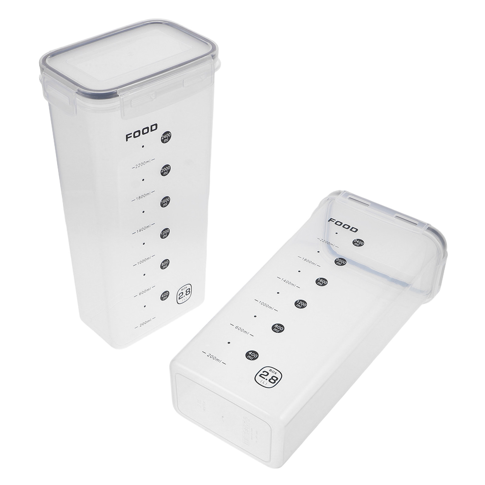 2 contenants transparents herm - Food Storage Airtight avis et prix