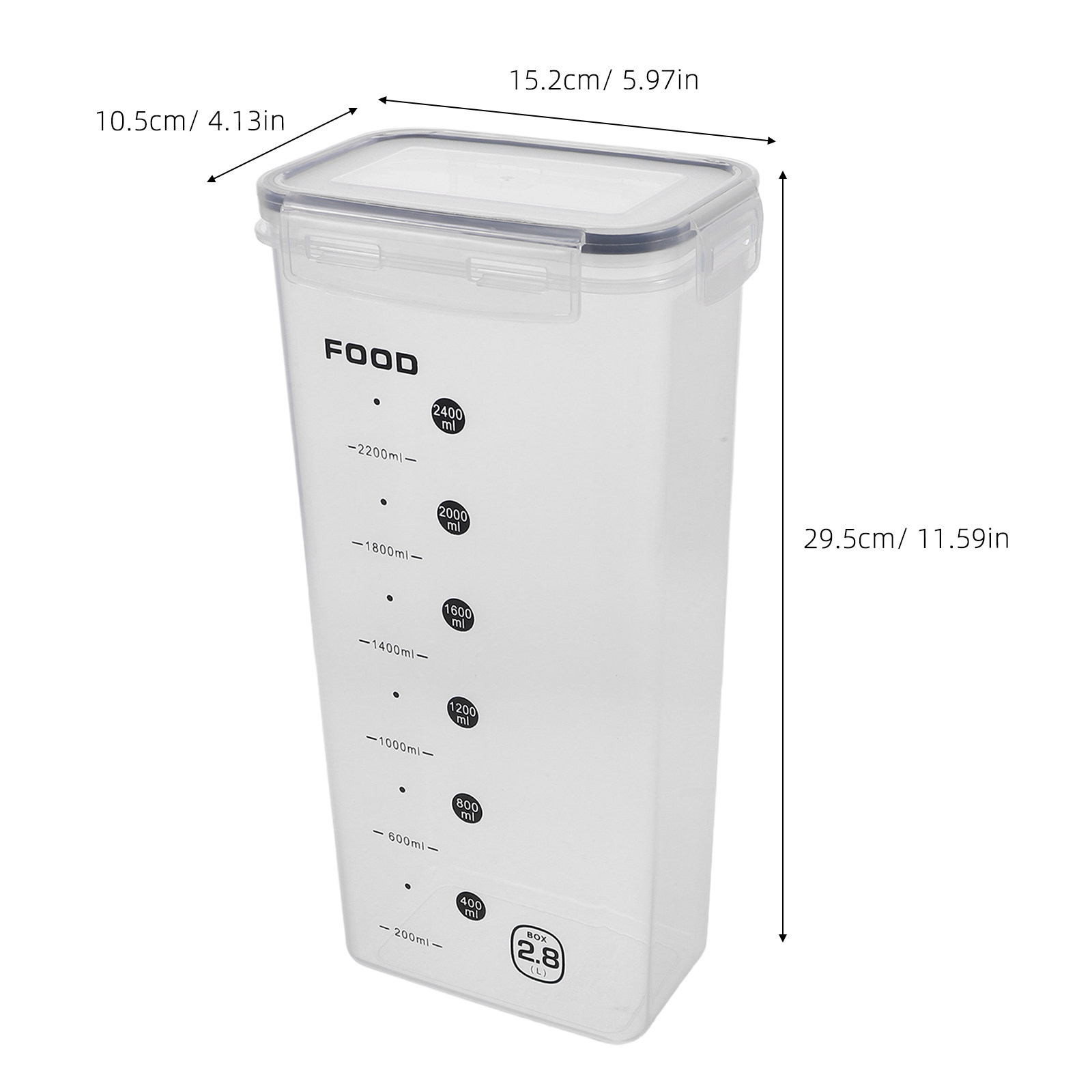 2 contenants transparents herm - Food Storage Airtight avis et prix
